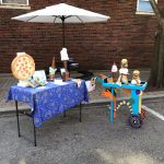Food cart at Gabby's street fair