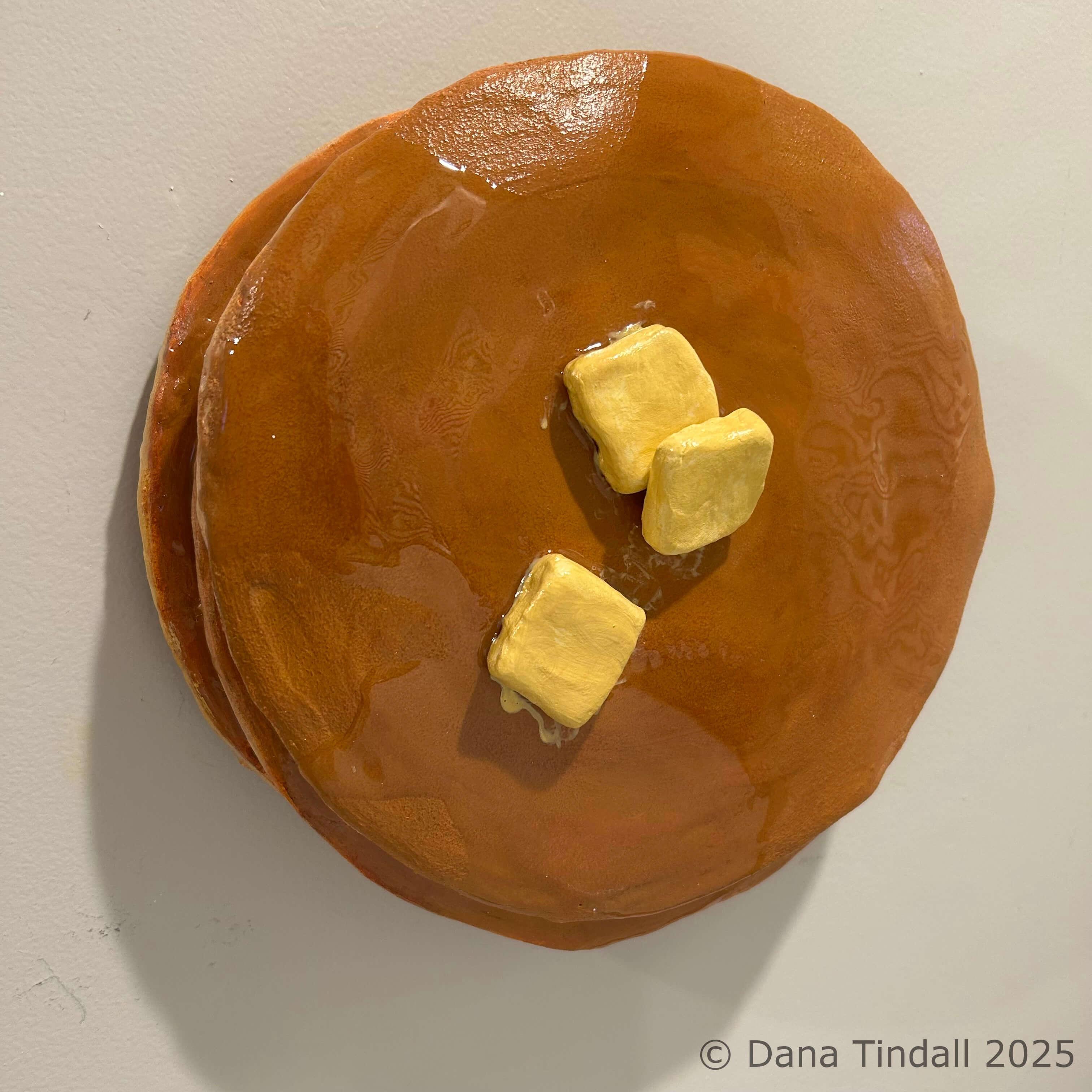 Pancakes10” x 9” x 3.5” Mixed media