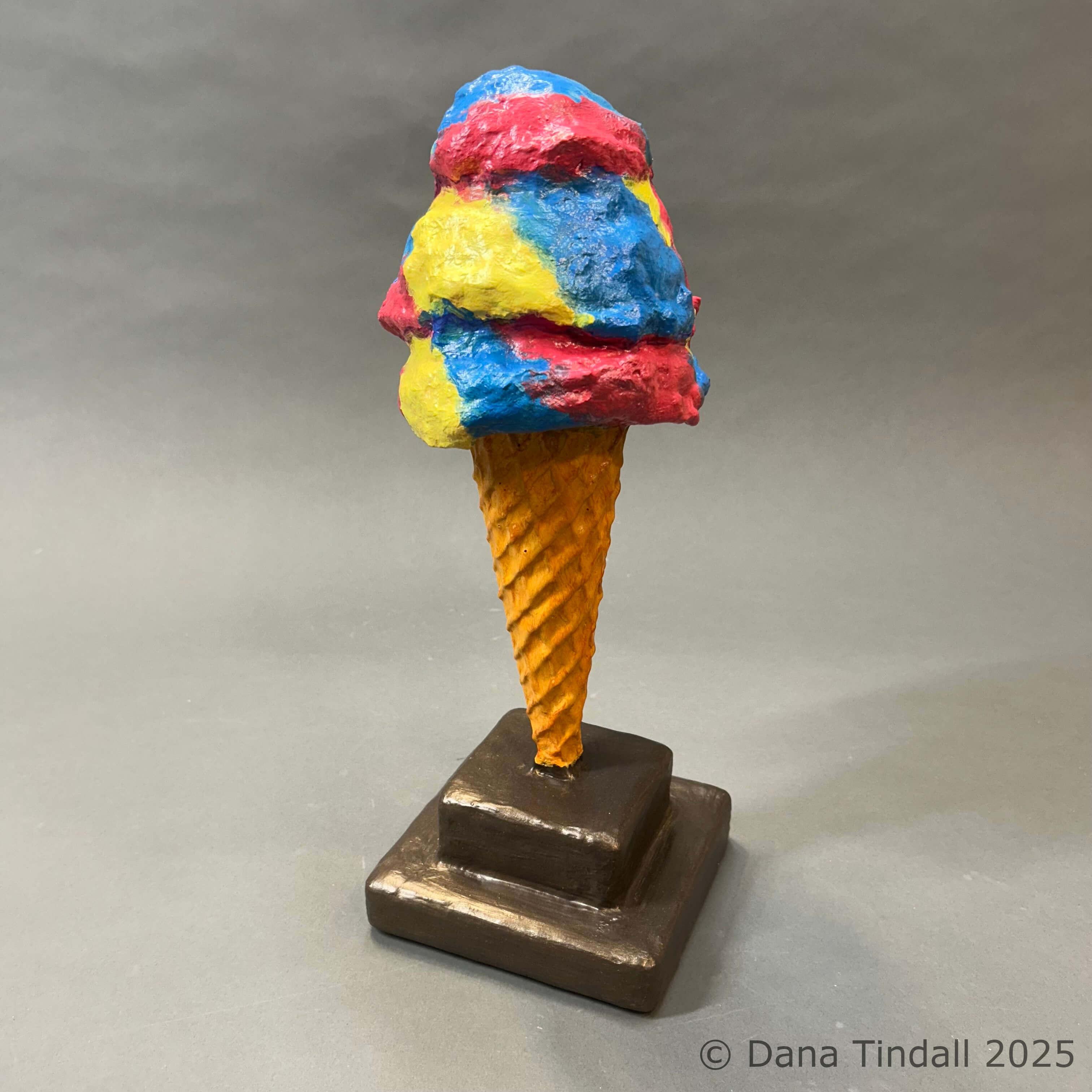 Superman ConeApprox. 14” x 6” x 6” Mixed media