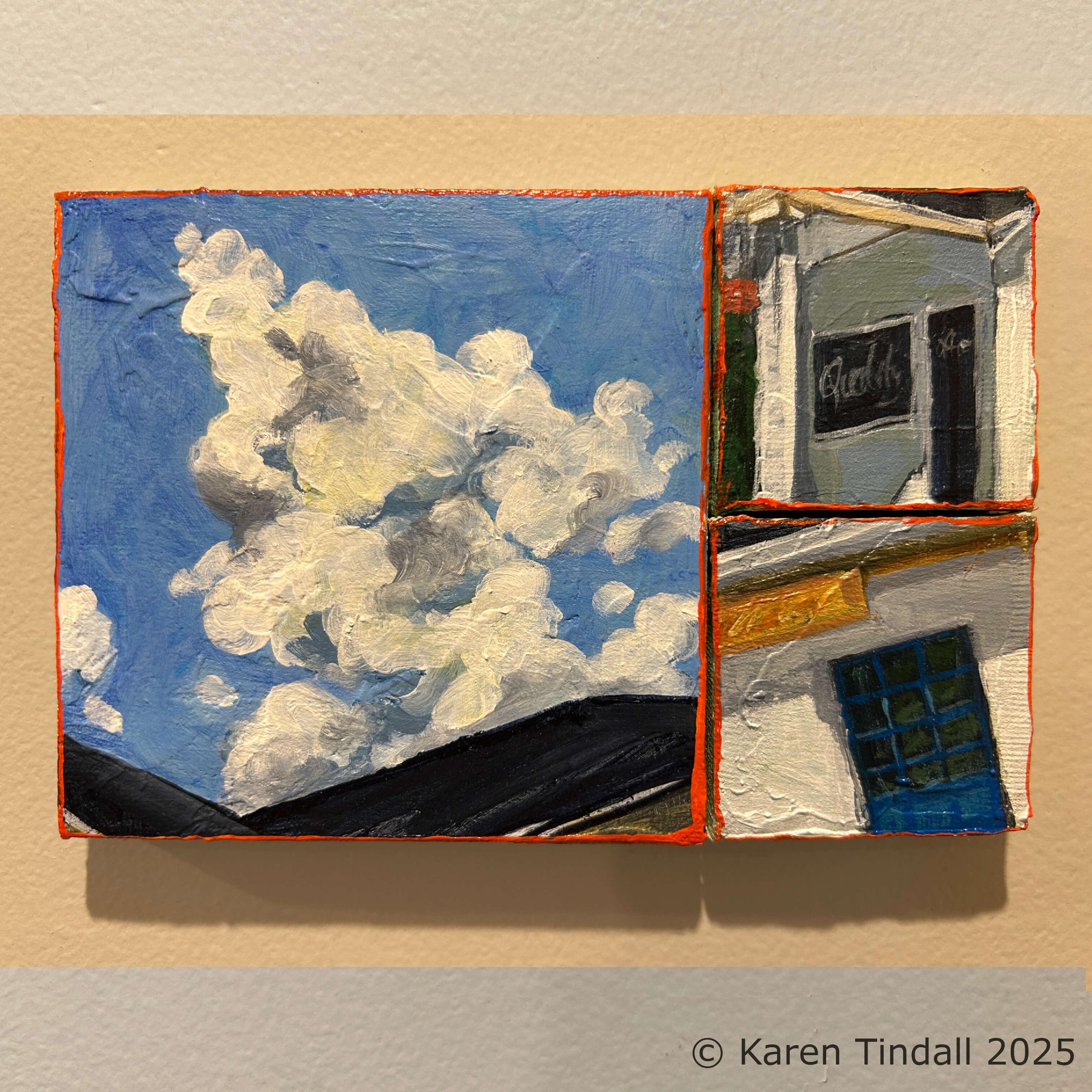 Window Tint4” x 6” Acrylic on canvas